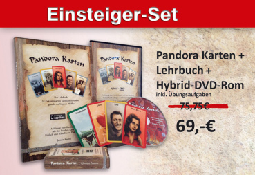 3er-Set Pandora Karten + Buch + DVD