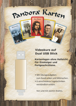 Pandora® Videokurs auf Dual USB Stick