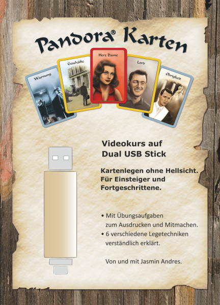 Pandora® Videokurs auf Dual USB Stick